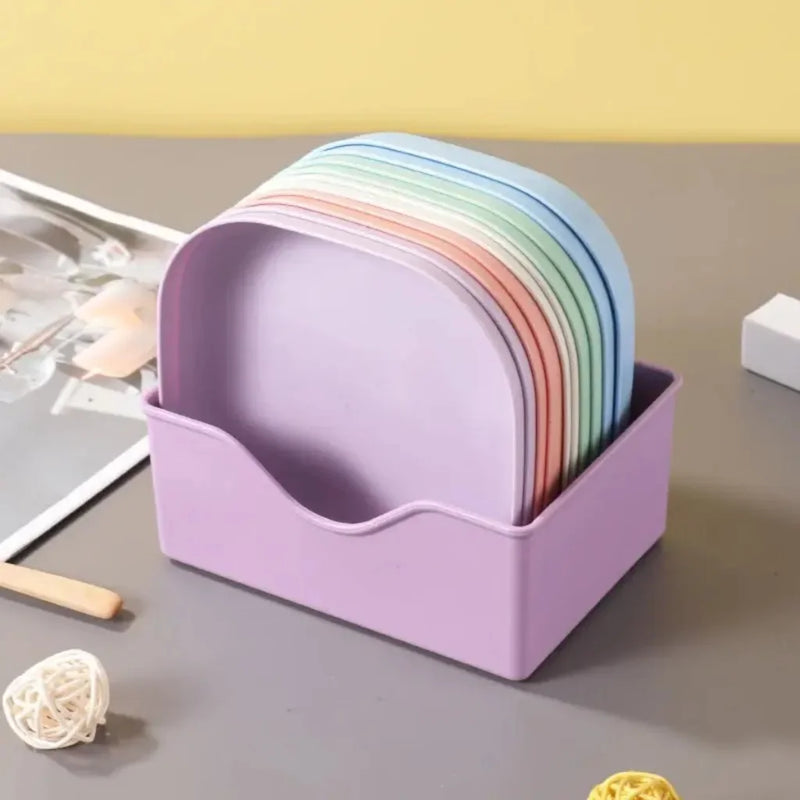 Pratos de Plastico + Base Organizadora - Saiph Web