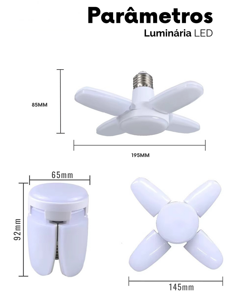 Lâmpada LED 4+1 Design Moderno Brilho Sofisticado - Saiph Web