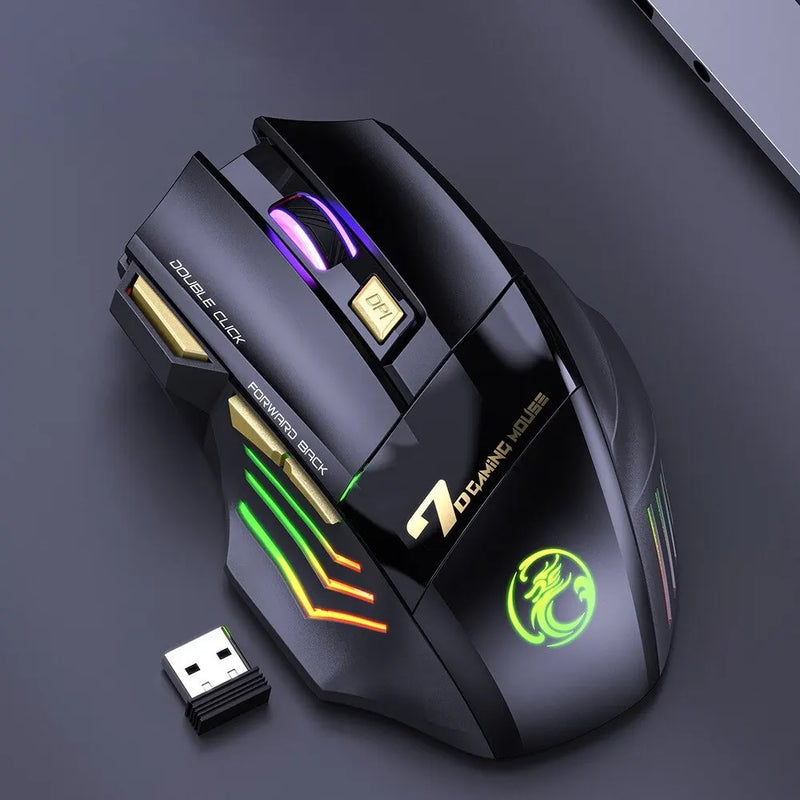 Mouse Gamer iMICE GW-X7 Dual MODE 3200 DPI - Saiph Web