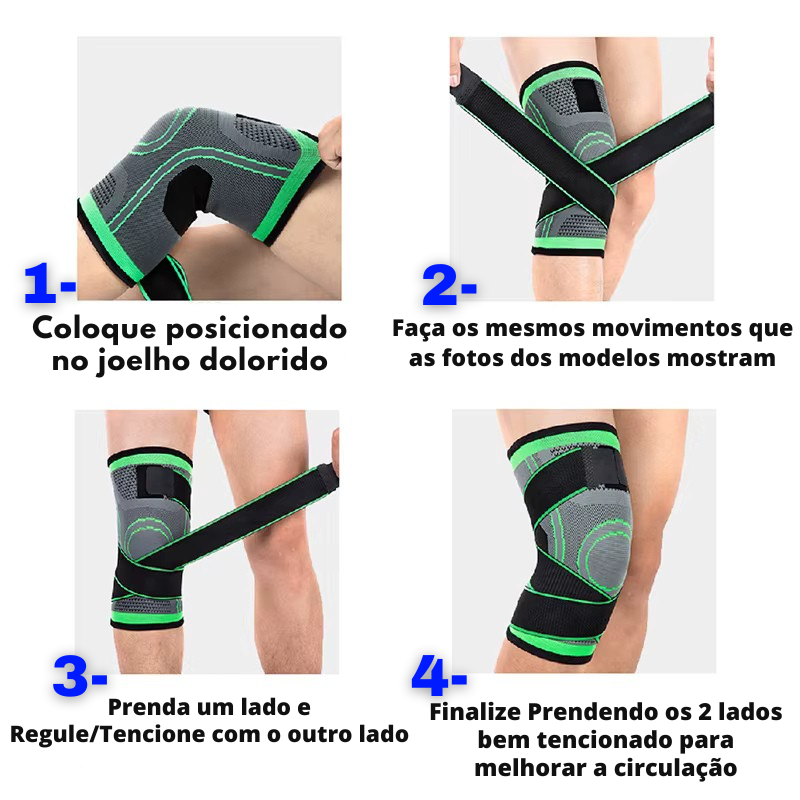 Joelheira Esportiva de Compressão - Saiph Web